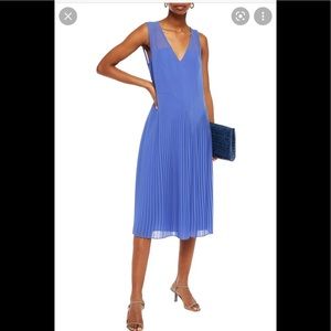 Paul Smith (PS) never been worn Blue georgette pleated dress